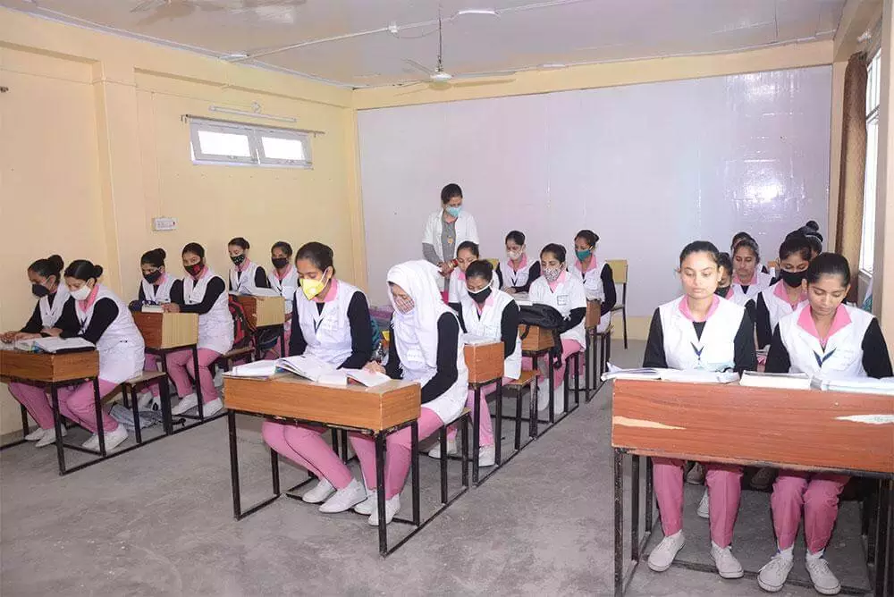teacher teaching students in classrooms