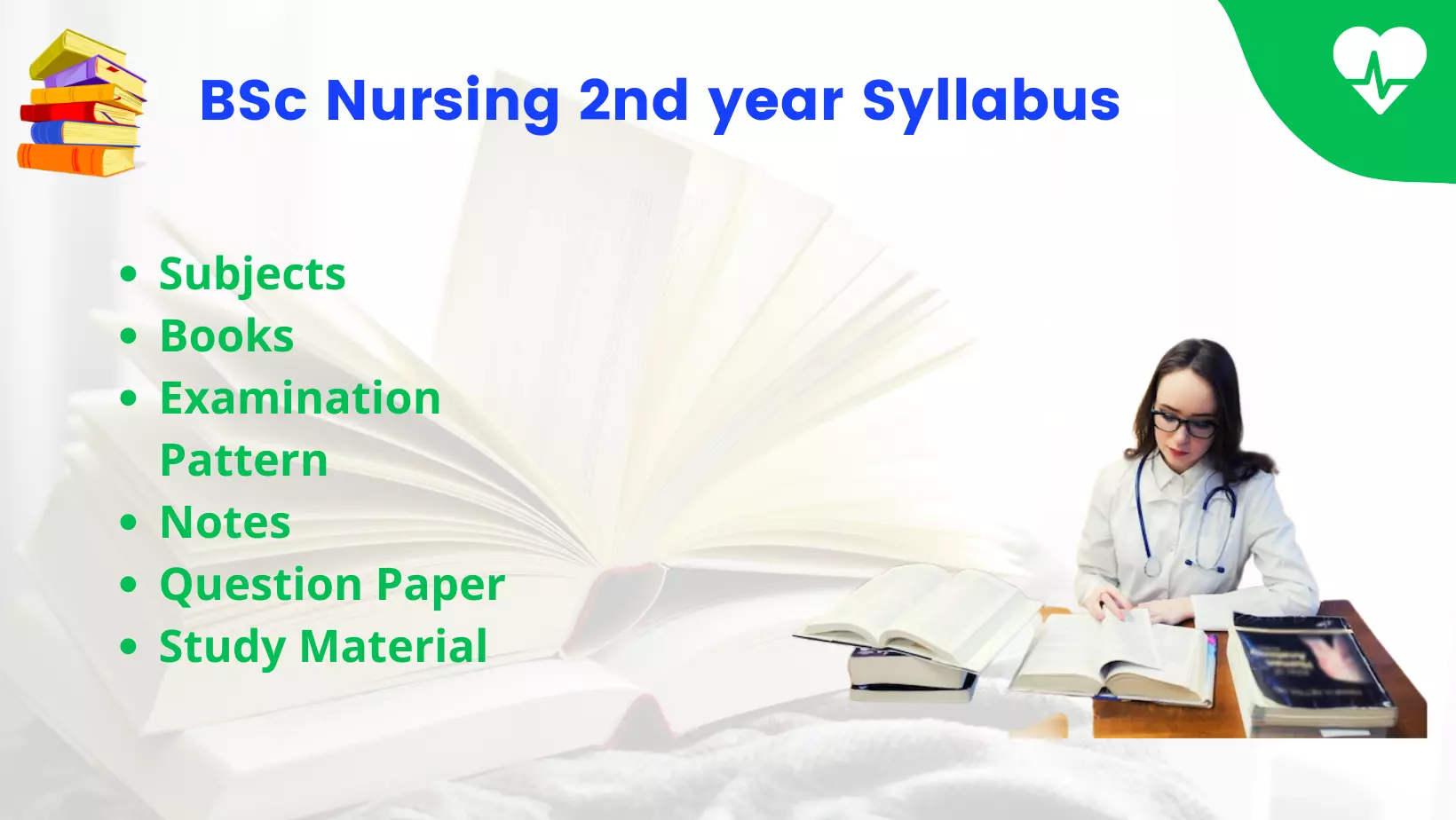 nursing 2nd year a girl studying