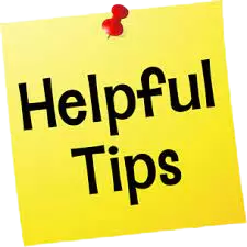 helpful tips